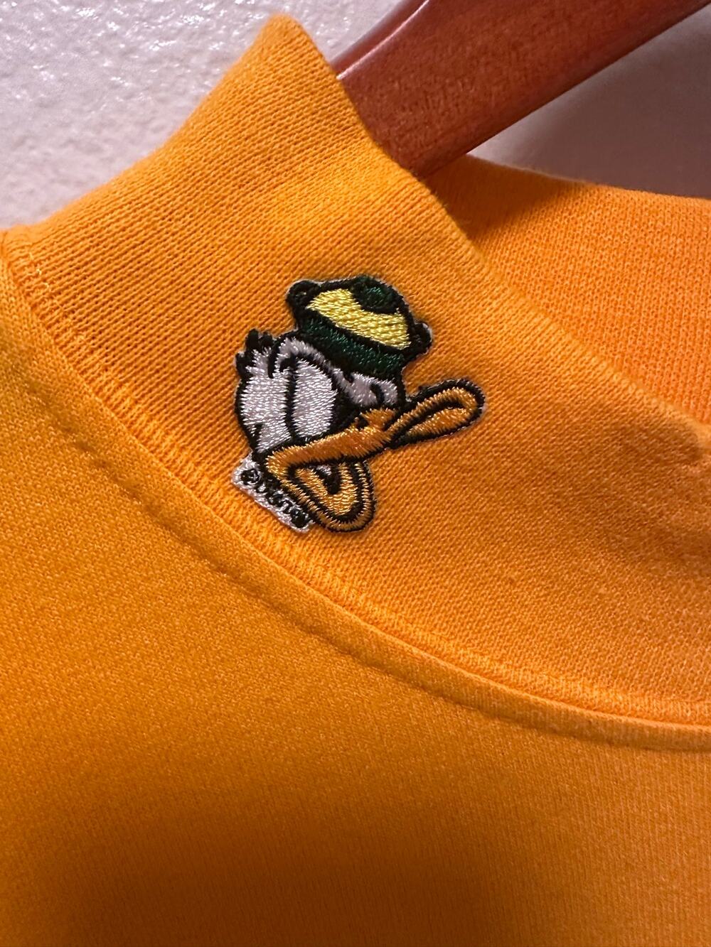 Vintage Y2K University of Oregon Mock Neck Long Sleeve, Size Medium